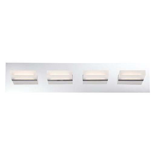 OLSON,4LT LED BATHBAR,CHROME