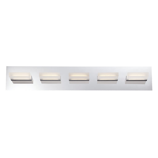 OLSON,5LT LED BATHBAR,CHROME