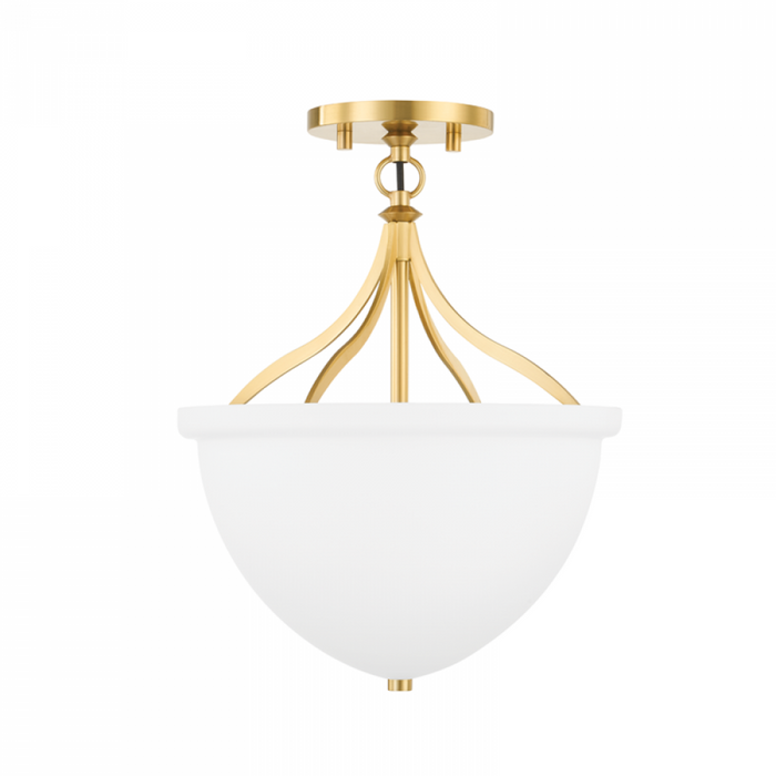 1 LIGHT SEMI FLUSH