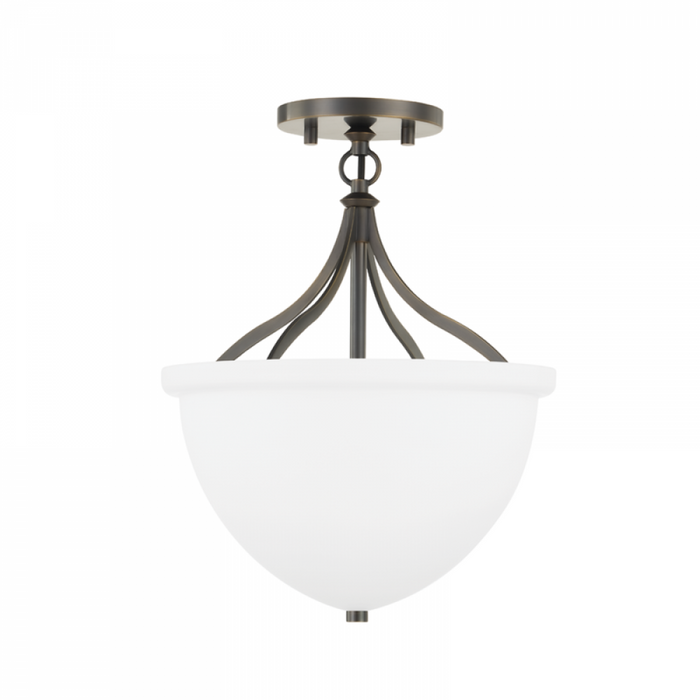 1 LIGHT SEMI FLUSH