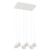 PATRUNO,6LT LED CHANDELIER,WHT