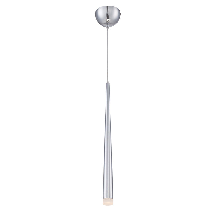 TASSONE,1LT LED PENDANT,CHROME