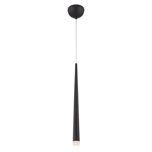 TASSONE,1LT LED PENDANT,BLACK