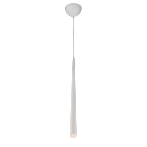 TASSONE,1LT LED PENDANT,WHT