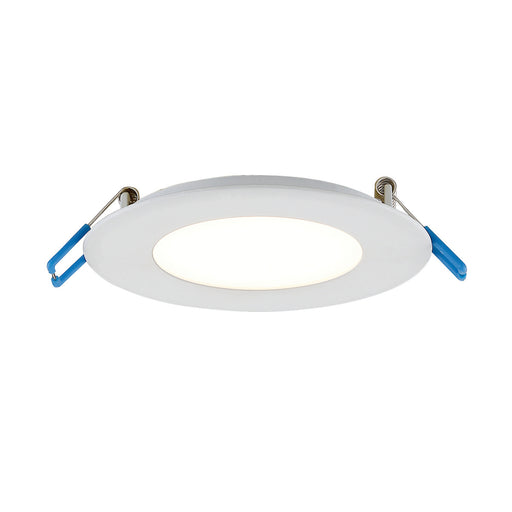 LED SLIM REC,4IN,9W,RND,WHT