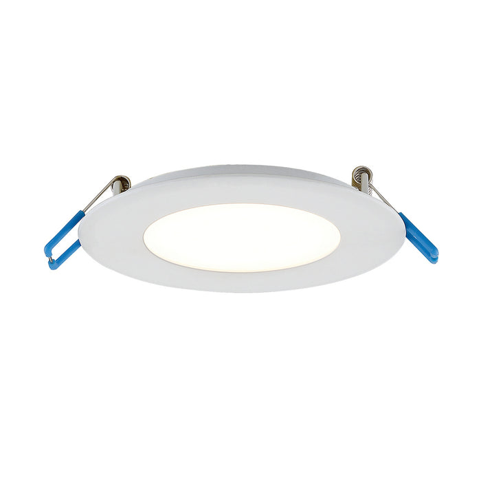 LED SLIM REC,4IN,9W,RND,WHT