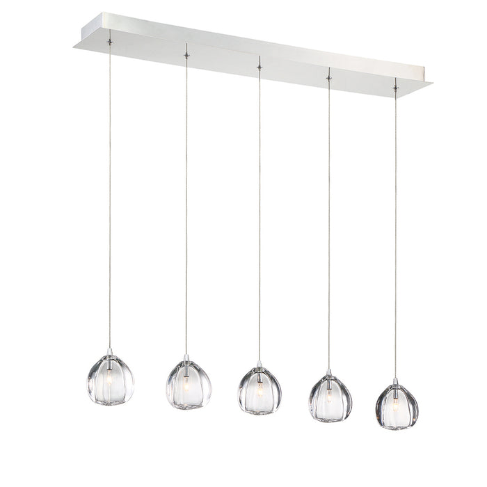 LUCIDO,5LT CHANDELIER,CLEAR