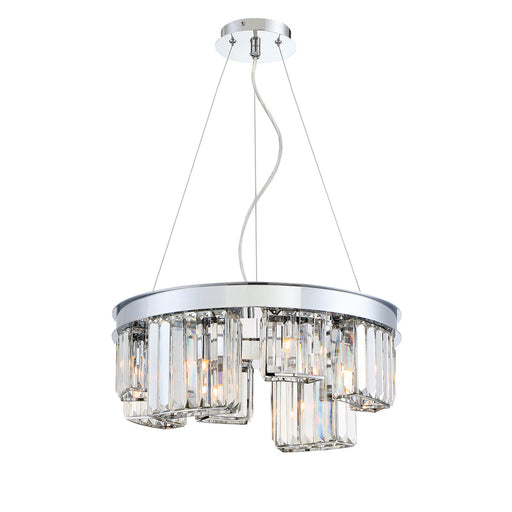 LUMINO,8LT CHANDELIER,CHROME