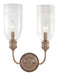 2 LIGHT WALL SCONCE