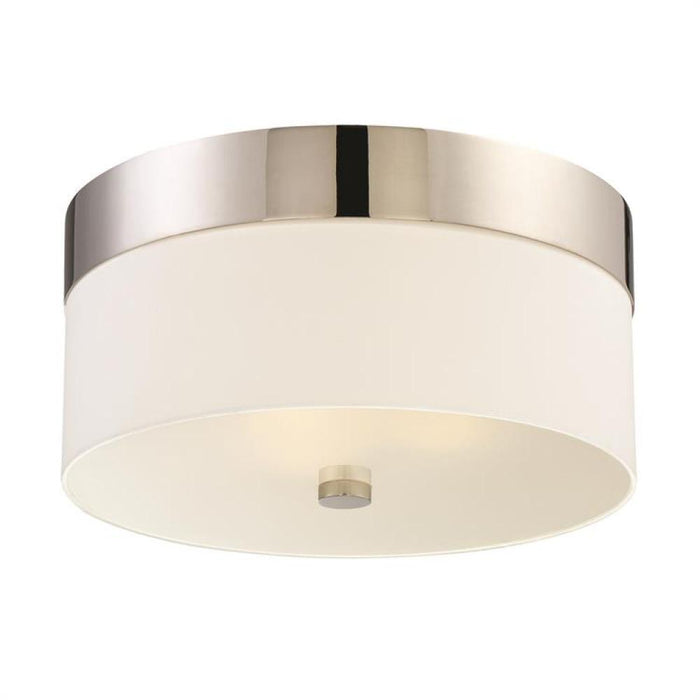 Libby Langdon for Crystorama Grayson 3 Light Polished Nickel Ceiling Mount