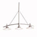 Linear Chandelier 3Lt Halogen