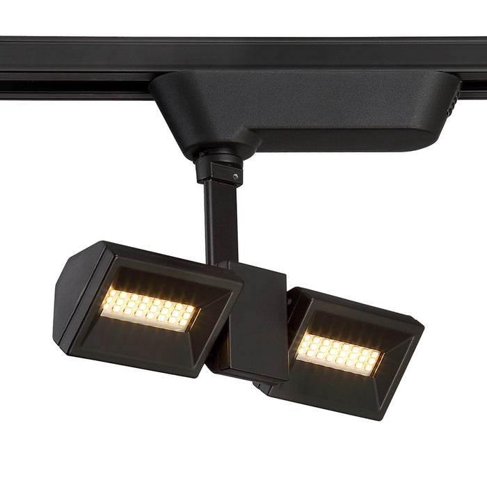 TRACKHEAD,LED,2LT,10W,BLACK