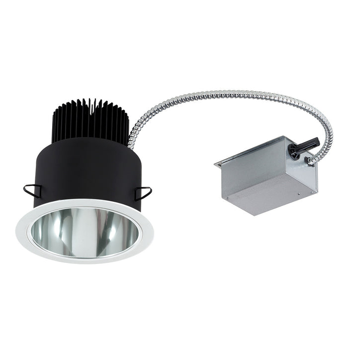 LED REC,6IN,RM HSNG,60W,WH/CHR