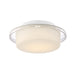 LOGEN,1LT LED FLUSH,7.5W,OPAL