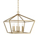 Townsend 6 Light Warm Brass Lantern