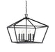 Townsend 6 Light Black Lantern