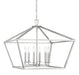 Townsend 6 Light Satin Nickel Lantern