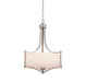 Colton 3 Light Satin Nickel Pendant