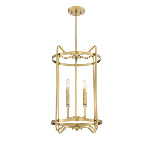 Kent Warm Brass 4 Light Foyer