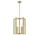 Benson 5 Light  Warm Brass Pendant