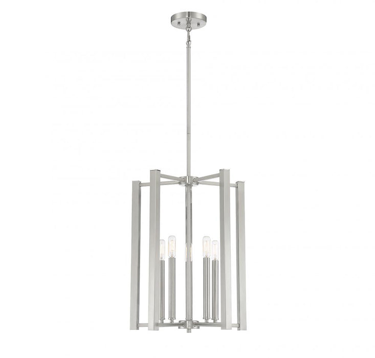 Benson 5 Light I Nickel Pendant