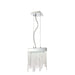 ROSSI,1LT LED PENDANT,10W,CHR