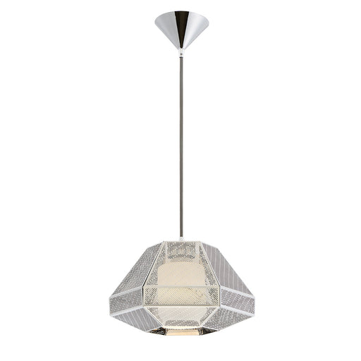 RECINTO,1LT PENDANT,LRG,CHROME