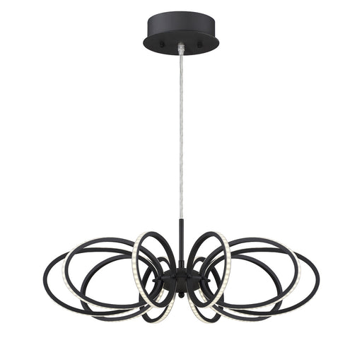 TELA,10LT LED PENDANT,BLACK