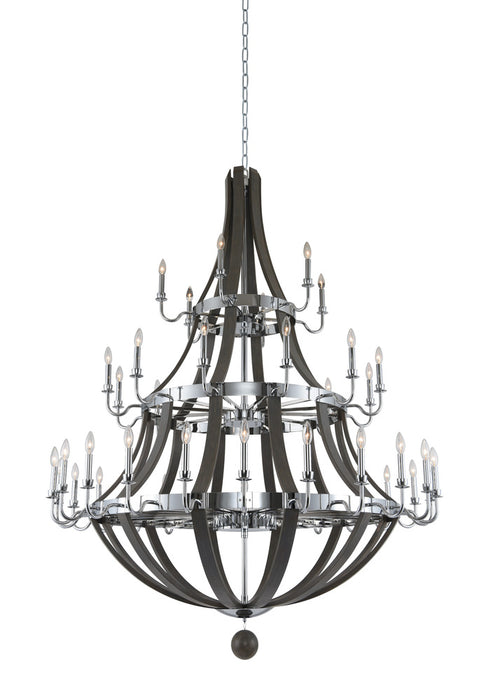 Sharlow (24 + 12 + 6) Light 3 Tier Chandelier