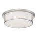 JAVA,LED FLUSHMOUNT,18W,SN