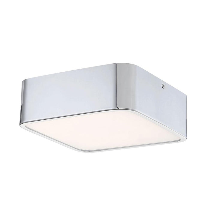 BAYS,1LT LED FLUSH,SML,CHROME