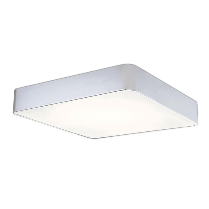 BAYS,1LT LED FLUSH,MED,CHROME