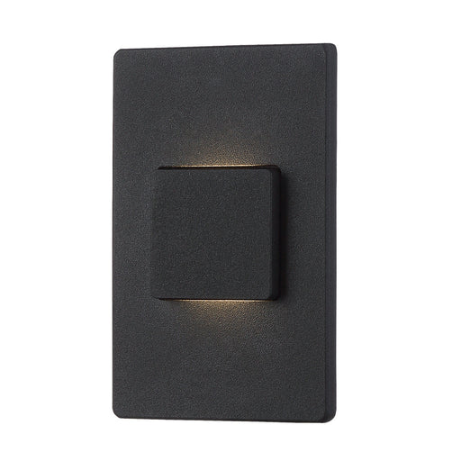 OUTDR,LED INWALL,3.3W,BLACK