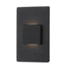 OUTDR,LED INWALL,3.3W,BLACK