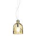 PONTI,1LT PENDANT,60W,AMBER