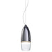 FOSCA,1LT PENDANT,A19,60W,SLV