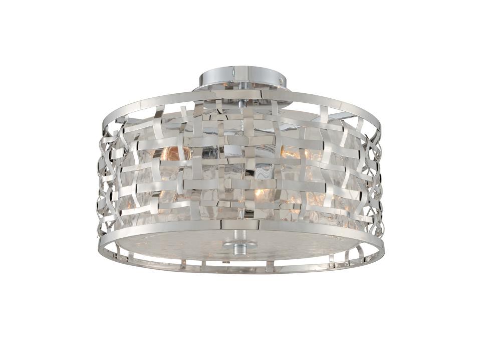 Bridgeport 3 Light Semi Flush Mount