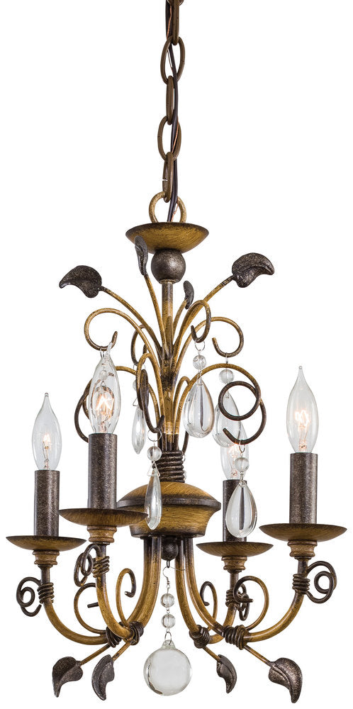 4 LIGHT MINI CHANDELIER