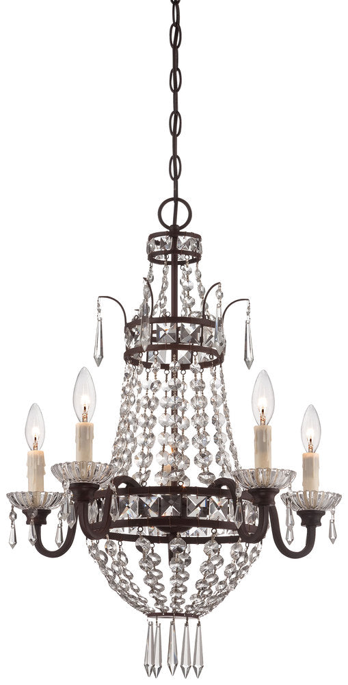 5 LIGHT MINI CHANDELIER