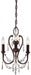 3 LIGHT MINI CHANDELIER