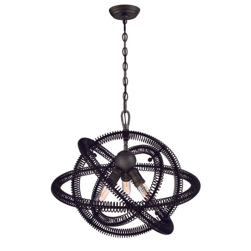 ORBITA,3LT CHANDELIER,BRONZE