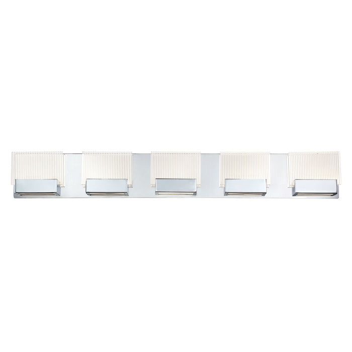 SONIC,5LT LED BATHBAR,CHROME