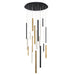 SANTANA,18LT LED CHANDELIER