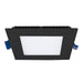 LED SLIM REC,4IN,12W,SQ,BLK