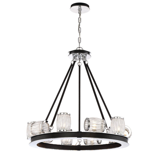 BARILE,10LT CHANDELIER,CHROME