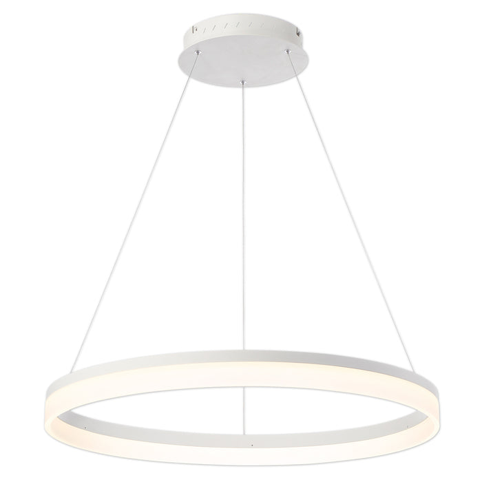 MINUTA,LED CHANDELIER,LRG,WHT