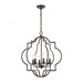 Chandette 6-Light Chandelier in Oil Rubbed Bronze