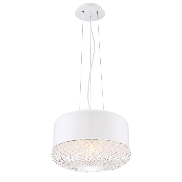 CORSON,1LT PENDANT,LARGE,WHITE