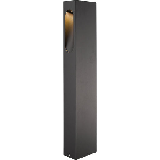 LED BOLLARD,1X7W,26IN,GRAPHITE