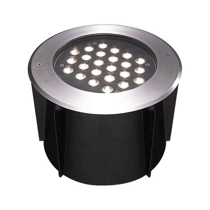 OUTDR,LED INGROUND,RD,24X1W,SS